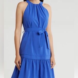 Calvin Klein Commuter Halter A-
Line Dress